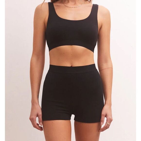 Z SUPPLY Everyday Tank Bra Black - Picture 1 of 6